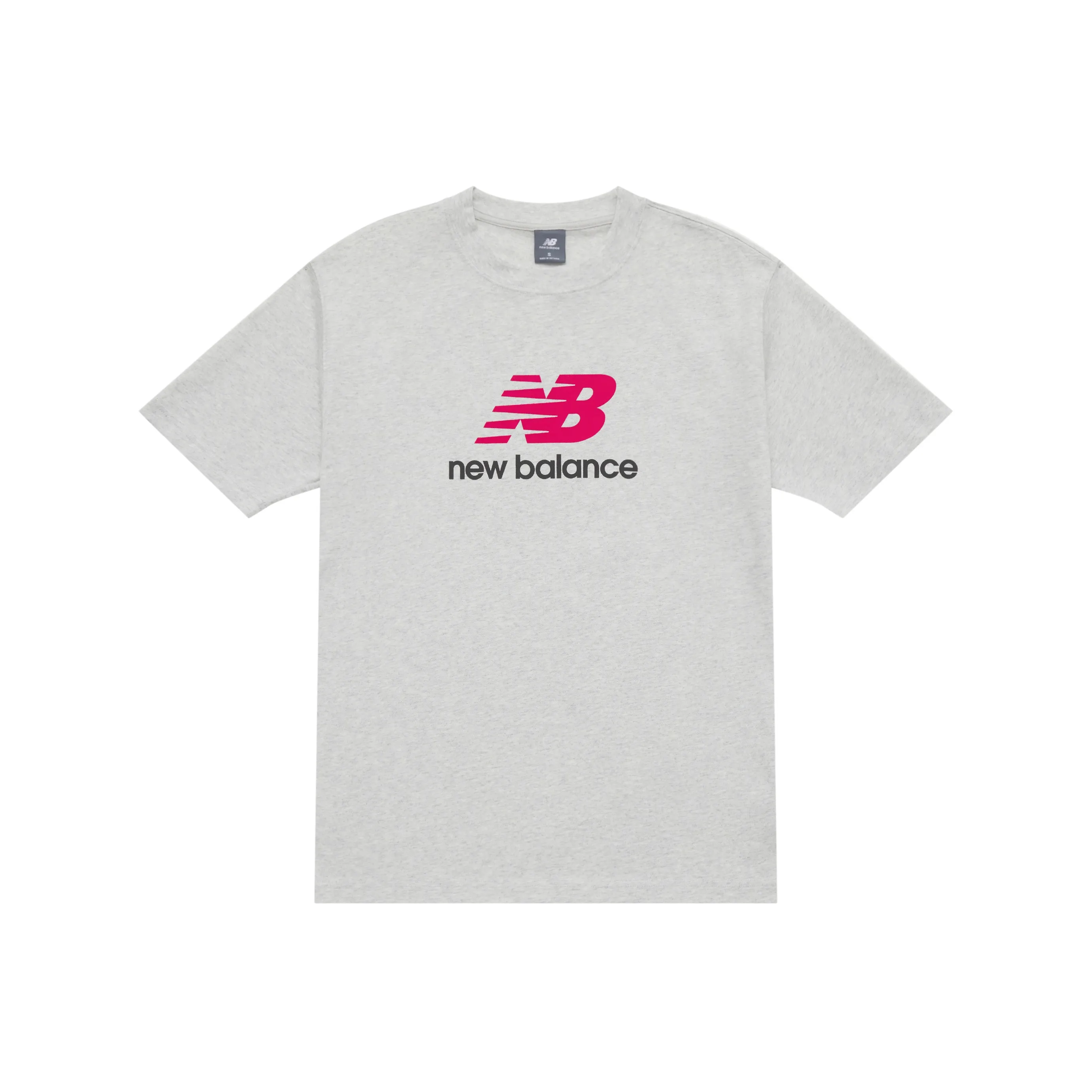 New Balance совместный бренд SS25 T-рубашка унисекс светлый серый