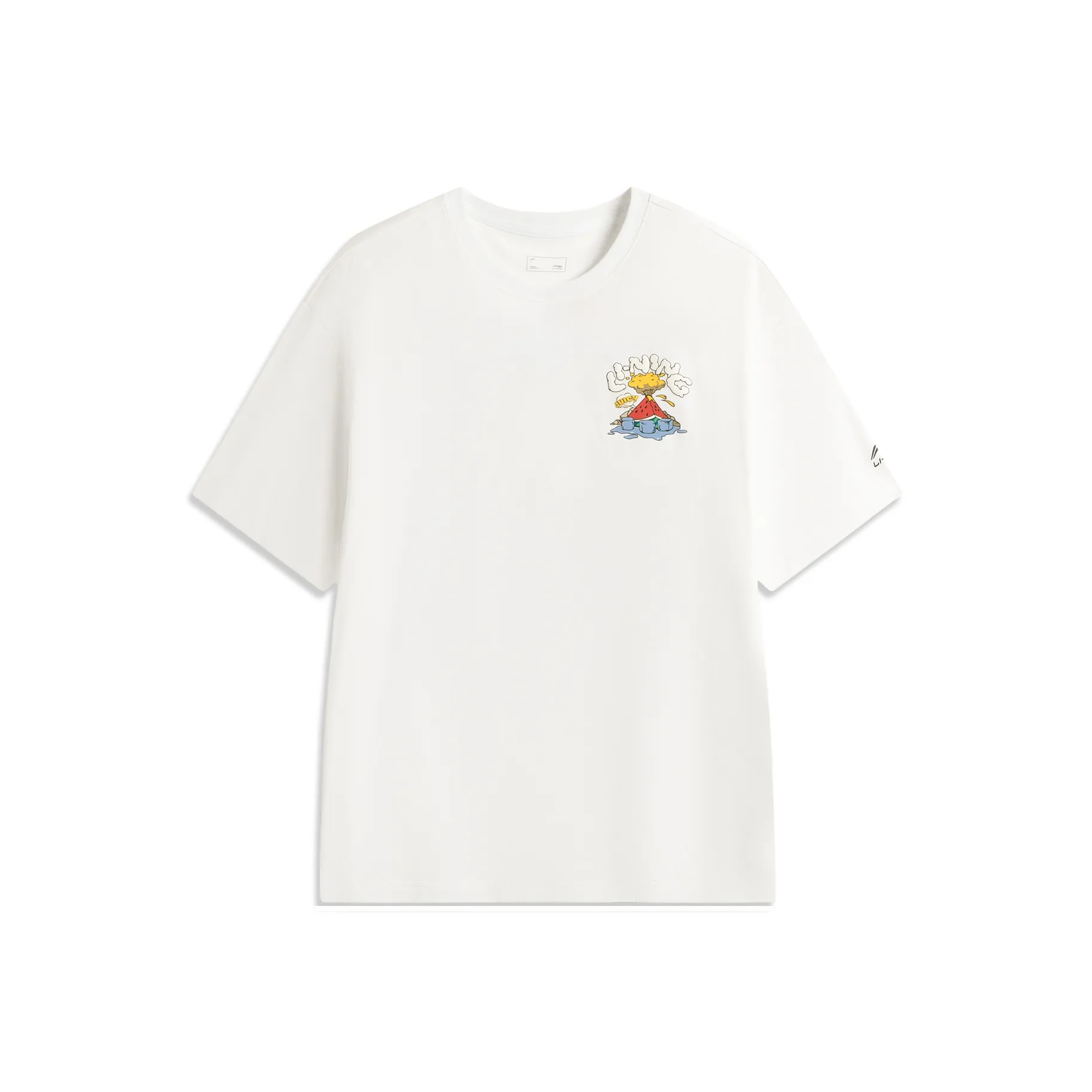 LiNing Sports Life Collection T Shirt Unisex Standard White