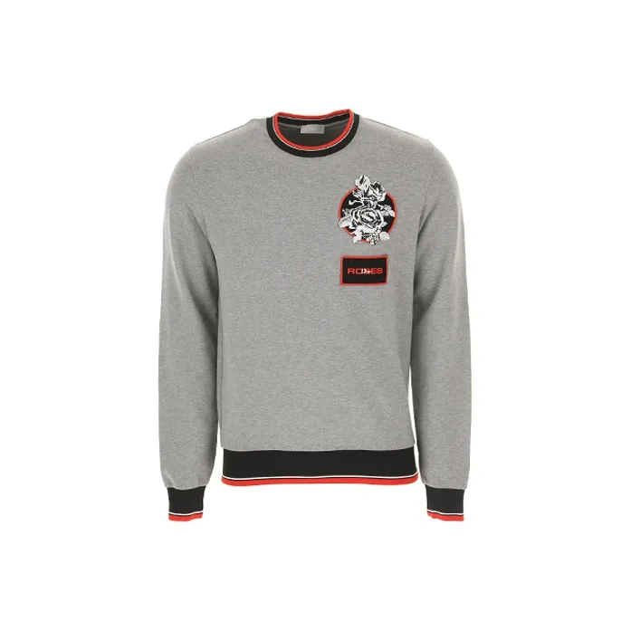 DIOR Quarterly New Products Sweatshirts Men's Gray