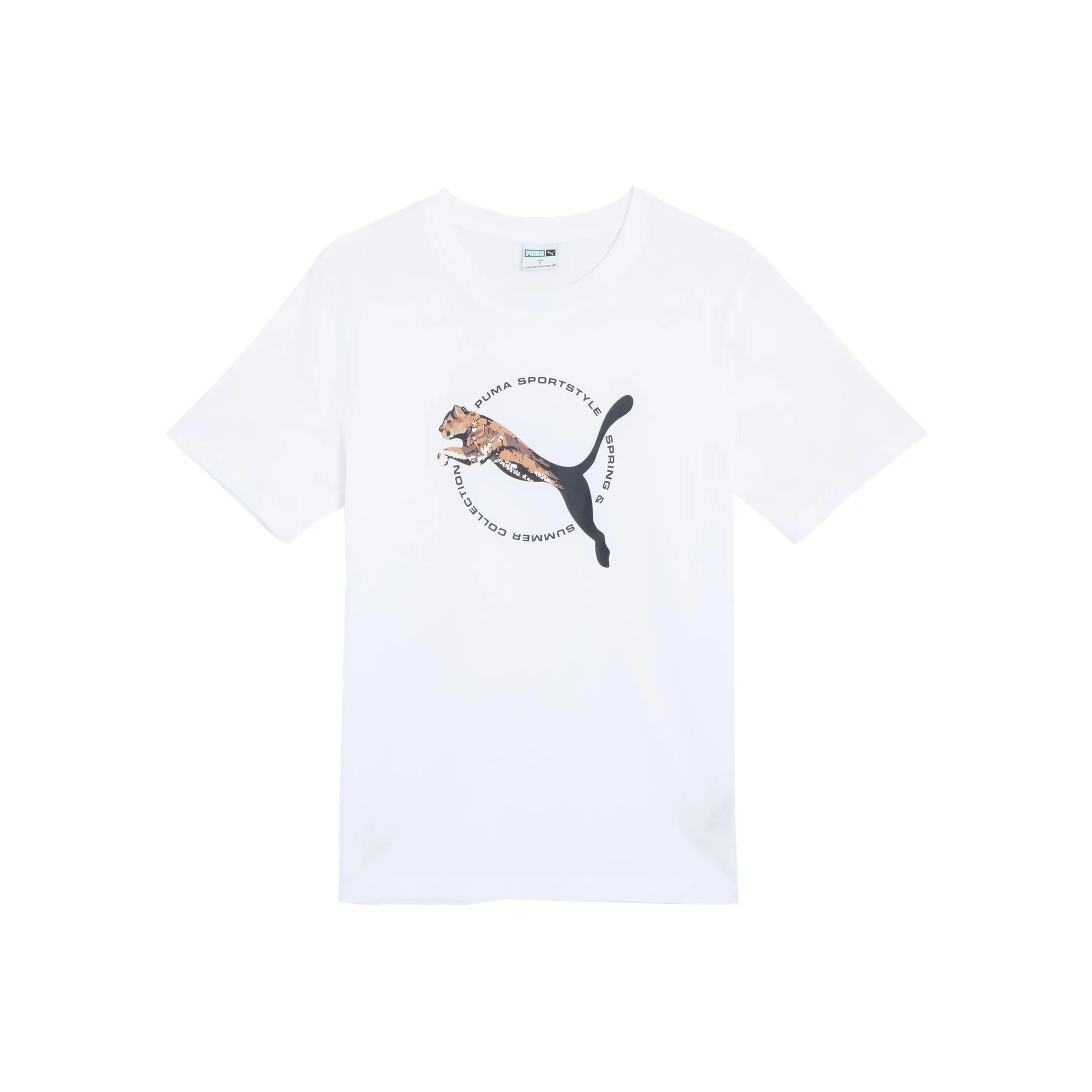 PUMA REAL CAT T-Shirt Мужской Белый
