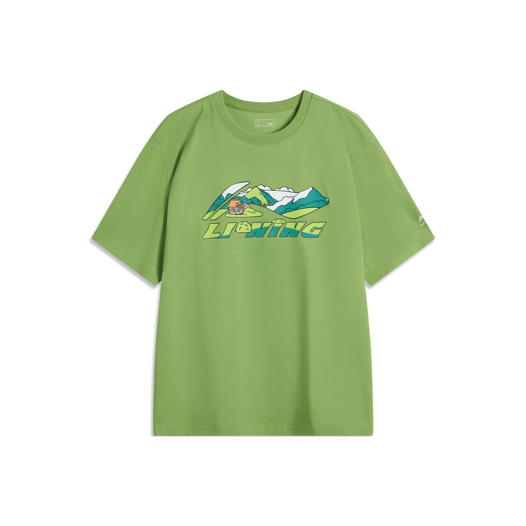 LiNing Sports Life Collection T Shirt Men's Banana Leaf Green