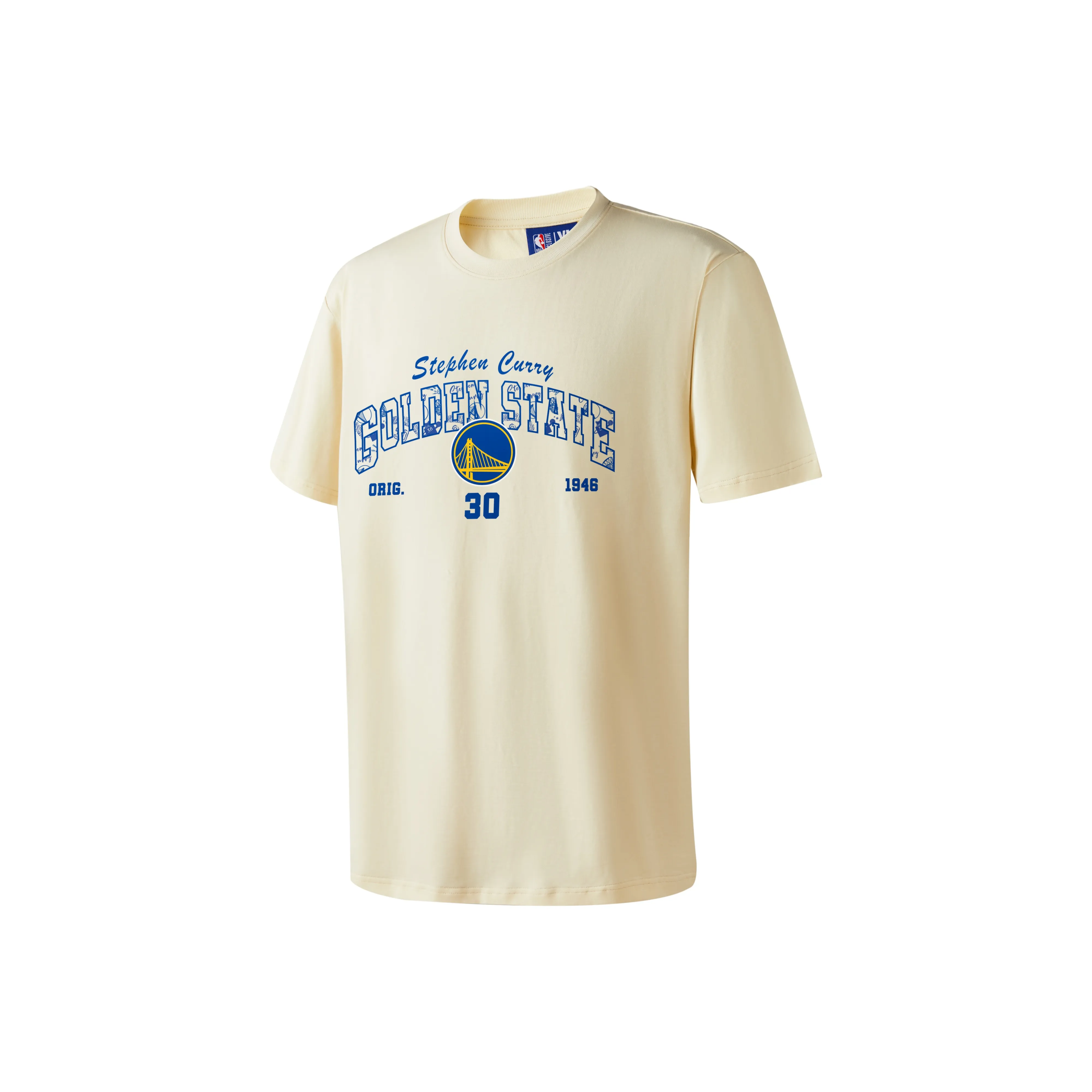 NBA Curry Player Number Collection Футболка Унисекс Экрю