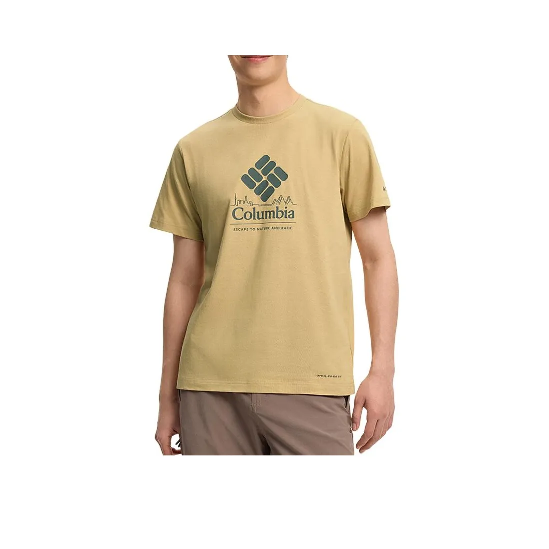 Коллаборация Columbia City Outdoor Collection T-Shirt Мужская Желтая