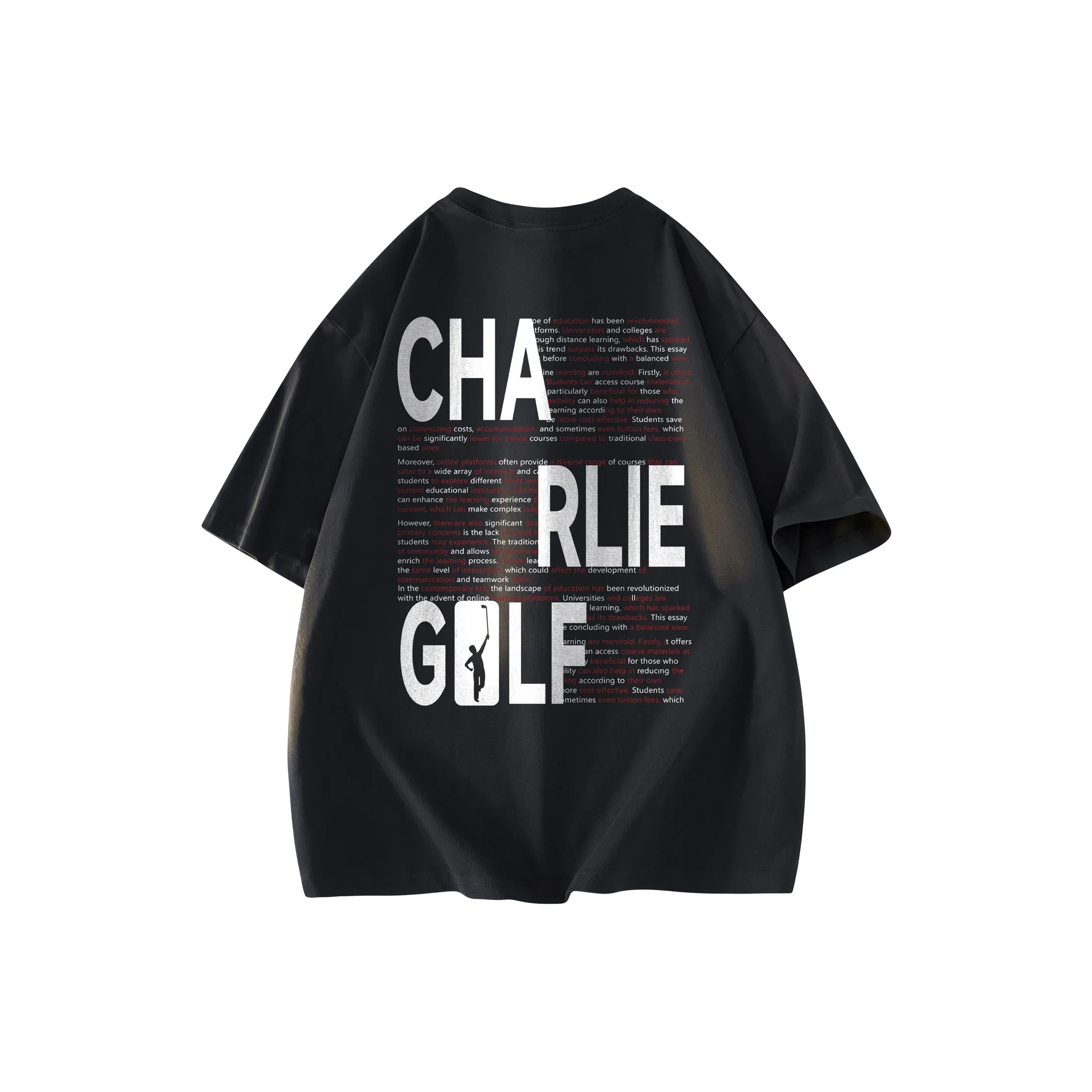 CHARLIE GOLF T-Shirt Unisex Black