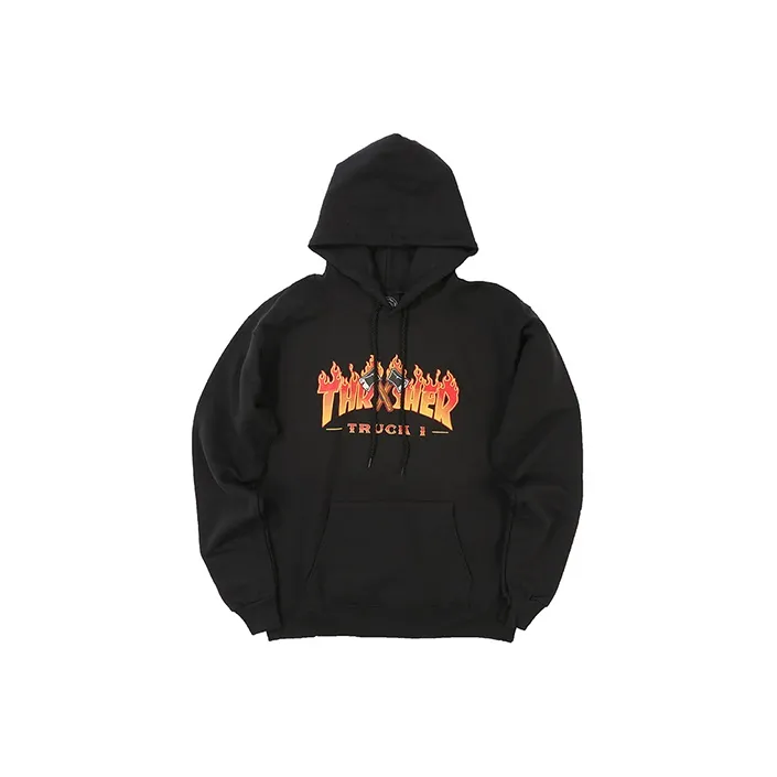 Thrasher Черный Унисекс Свитшоты