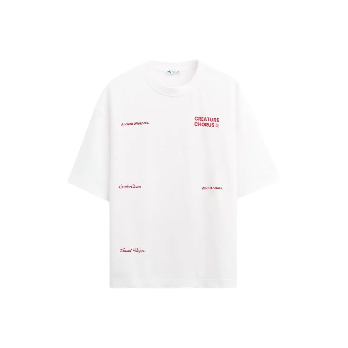 ZARA T-Shirts cotton-cashmere Men White