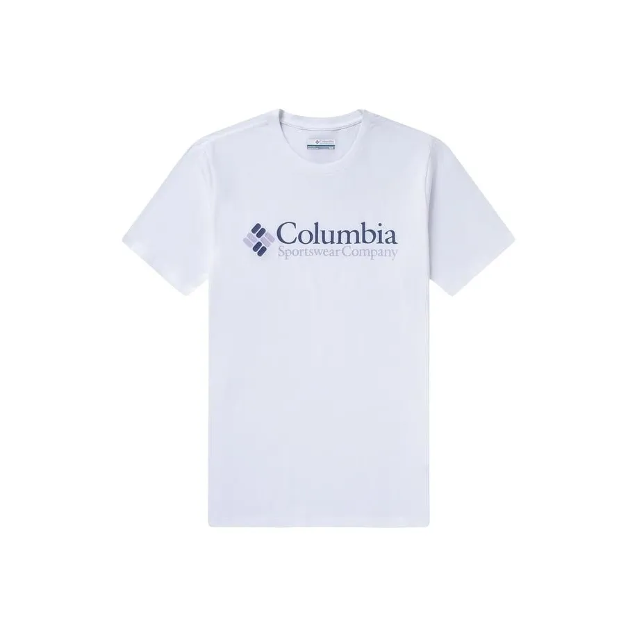 Columbia совместная белая мужская футболка T