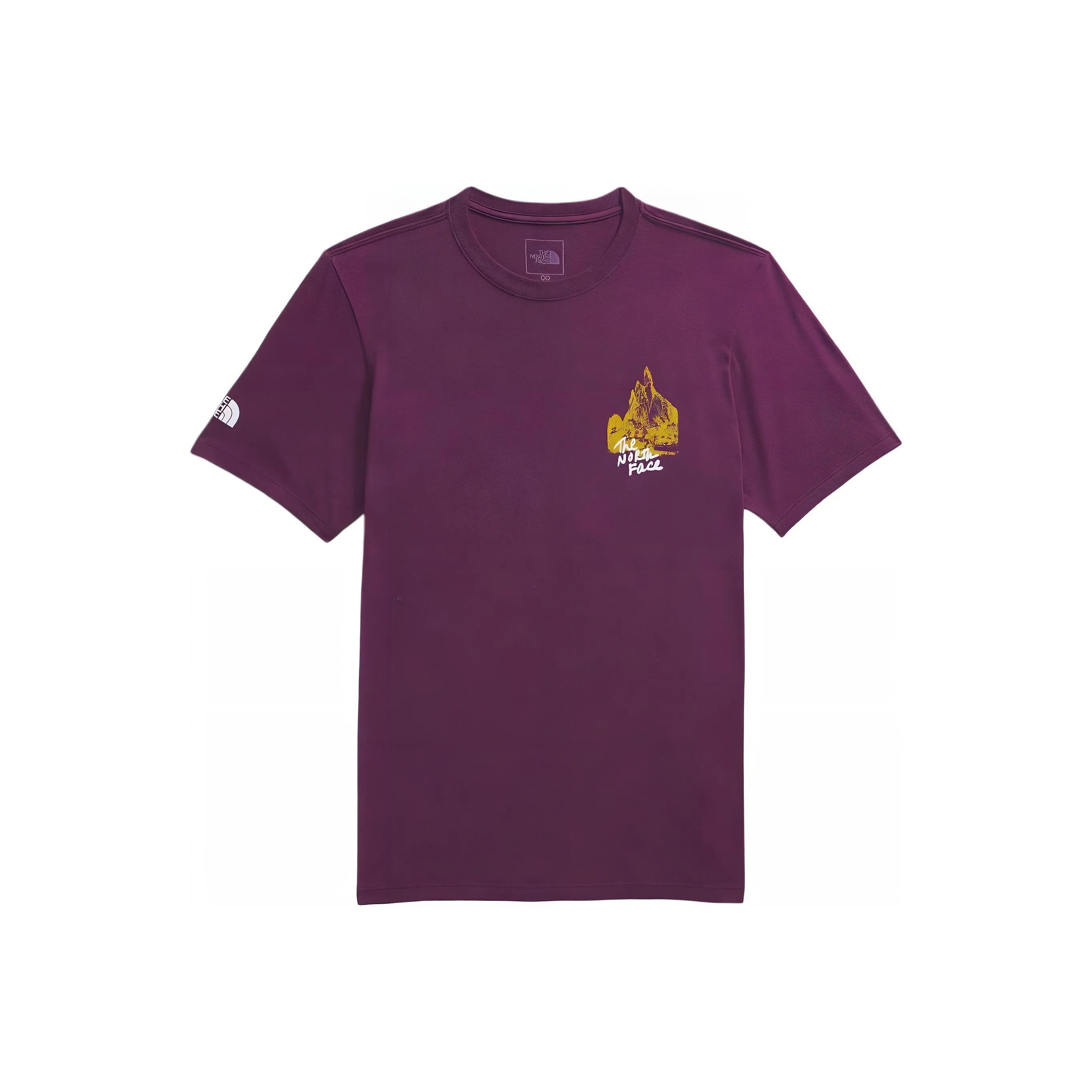 THE NORTH FACE T Shirt Men's Black Currant Purple