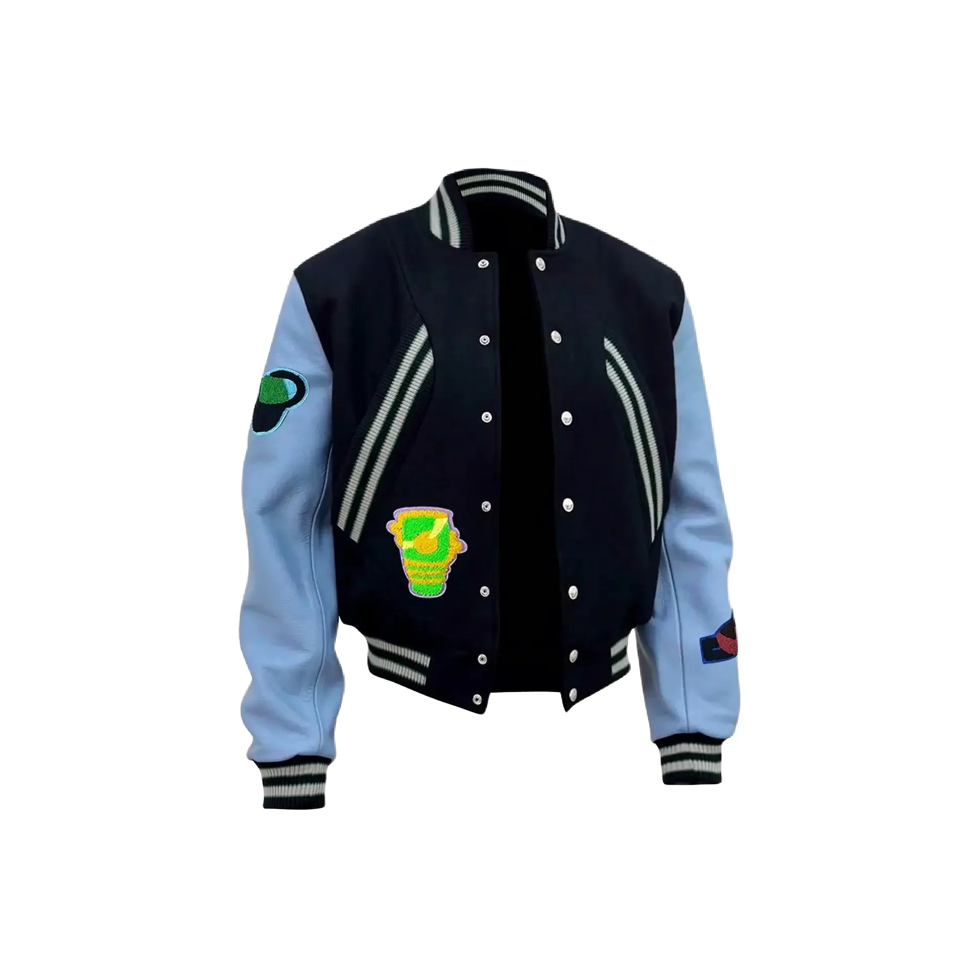 ICEGZ37 Бейсбольная куртка Унисекс Темно-синий