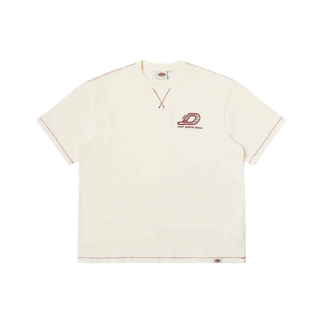 Dickies Snake Year Limited Collection Белая цапля Белый Унисекс T Рубашки
