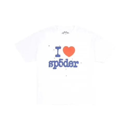 Sp5der Белая Мужская Рубашка