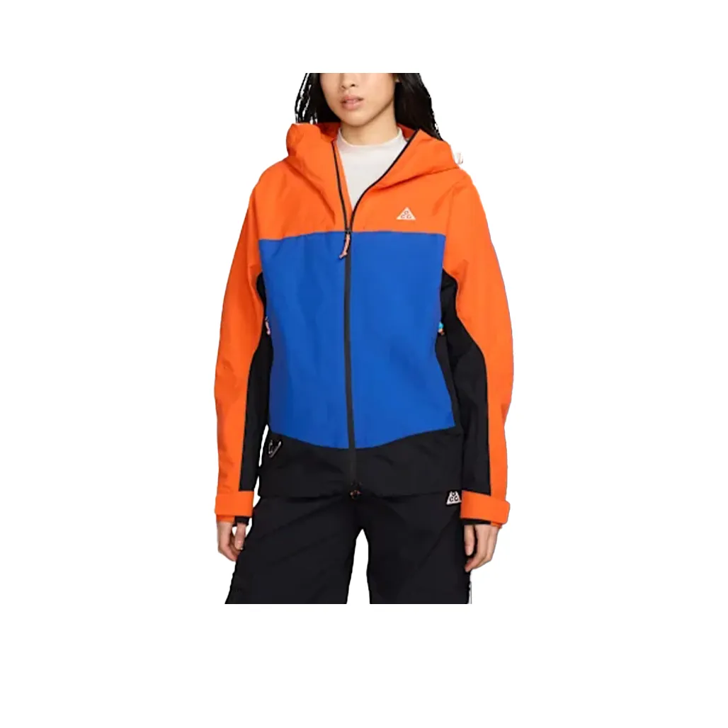 nike ACG STORM FIT Safety Orange Game Royal Blue Mountain White Men's Windbreaker
