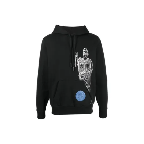 marcelo burlon Черный Мужские Свитшоты