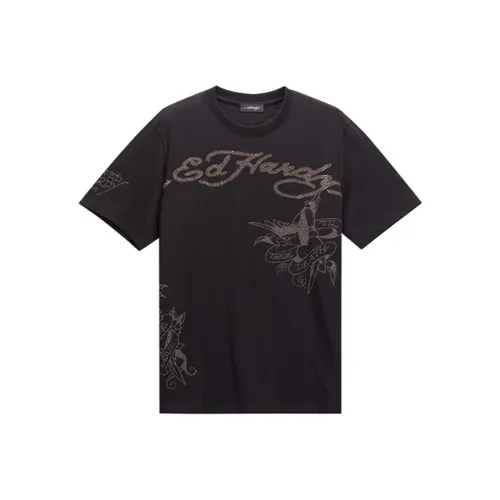 Ed Hardy Черная Мужская Рубашка