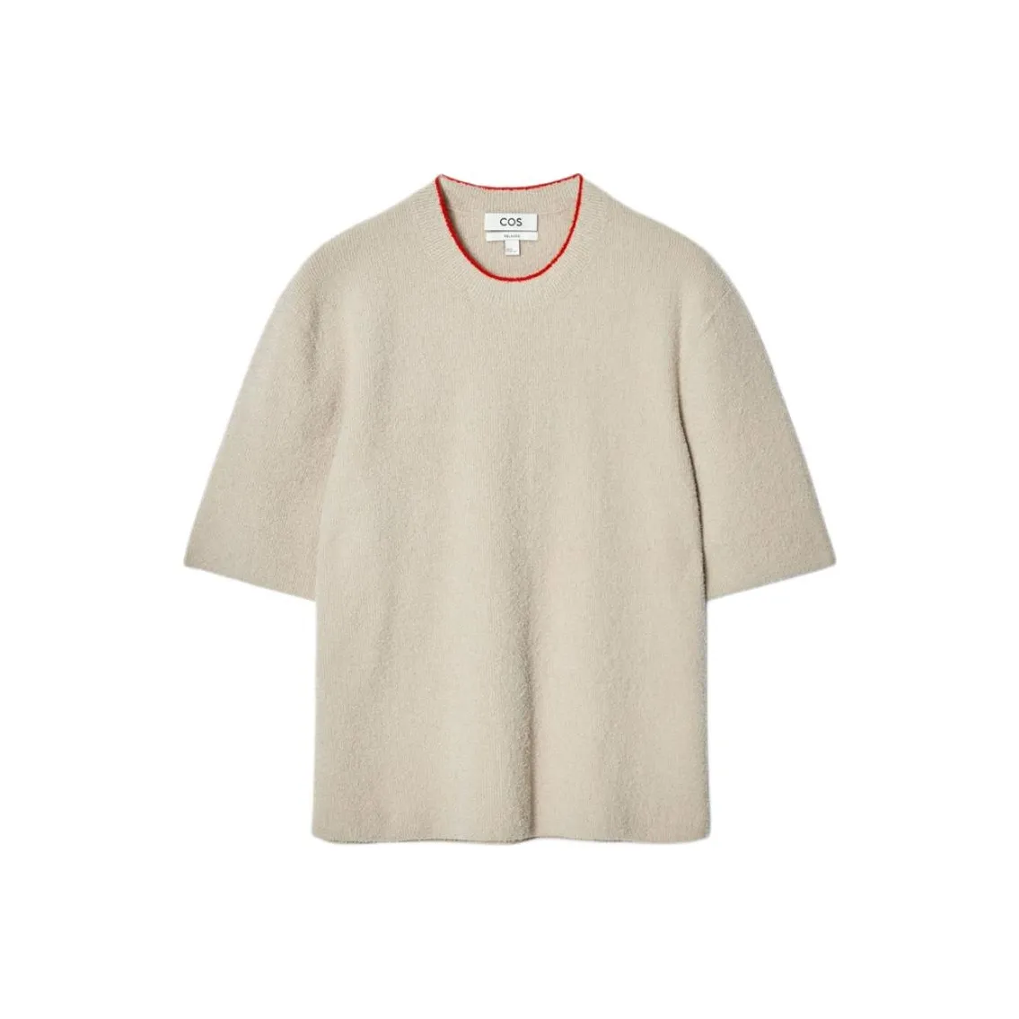 COS Chinese New Year Series SS25 Рубашка Мужская Бежевая