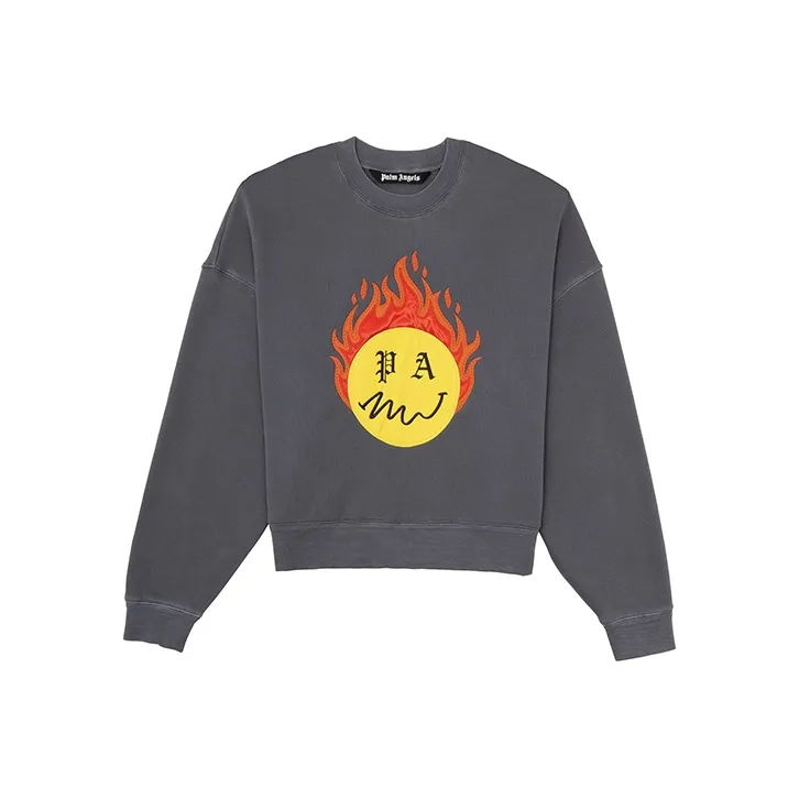 PALM ANGELS Свитшот Мужской Серый