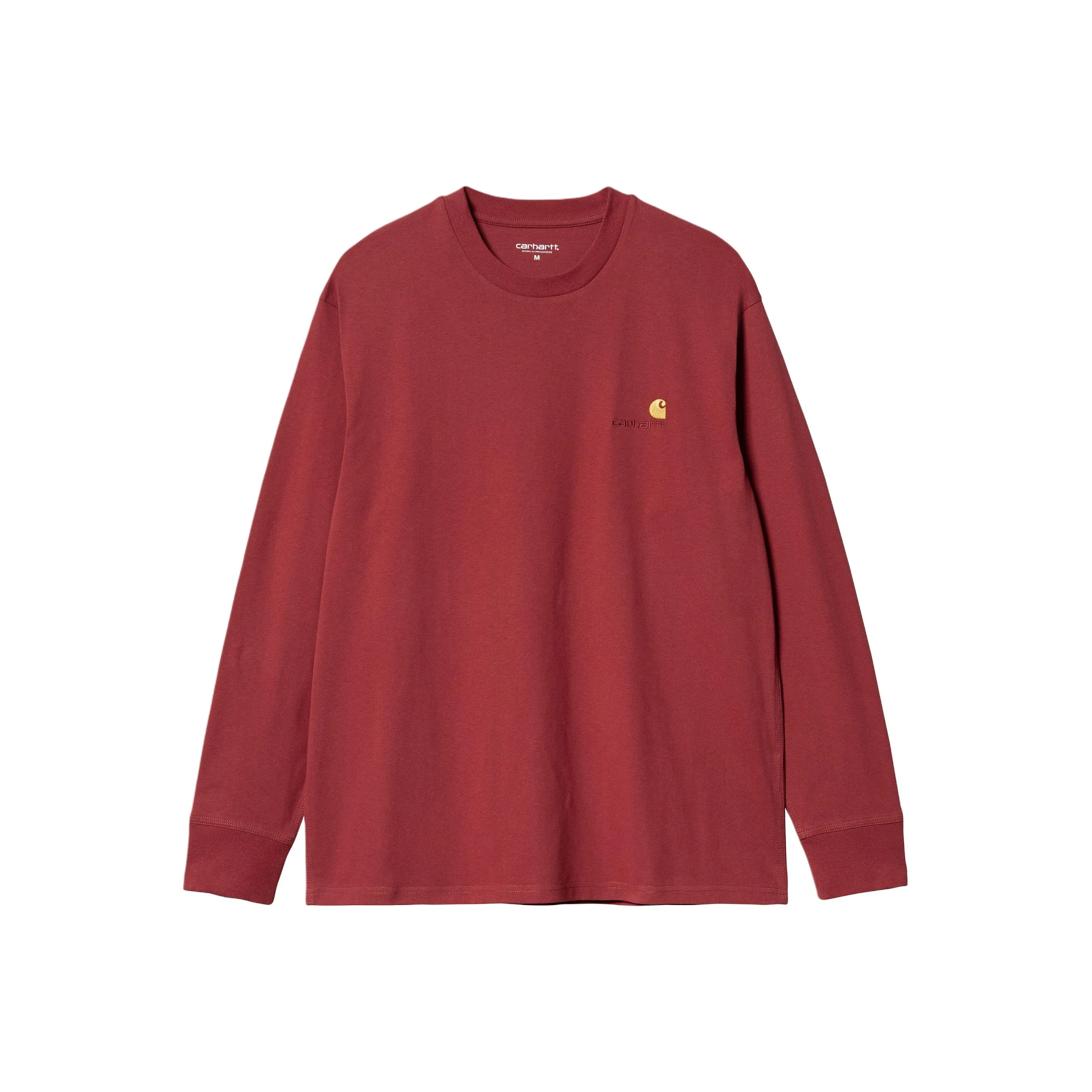 Carhartt WIP American Script T-Shirt T-Shirt Мужской Красный