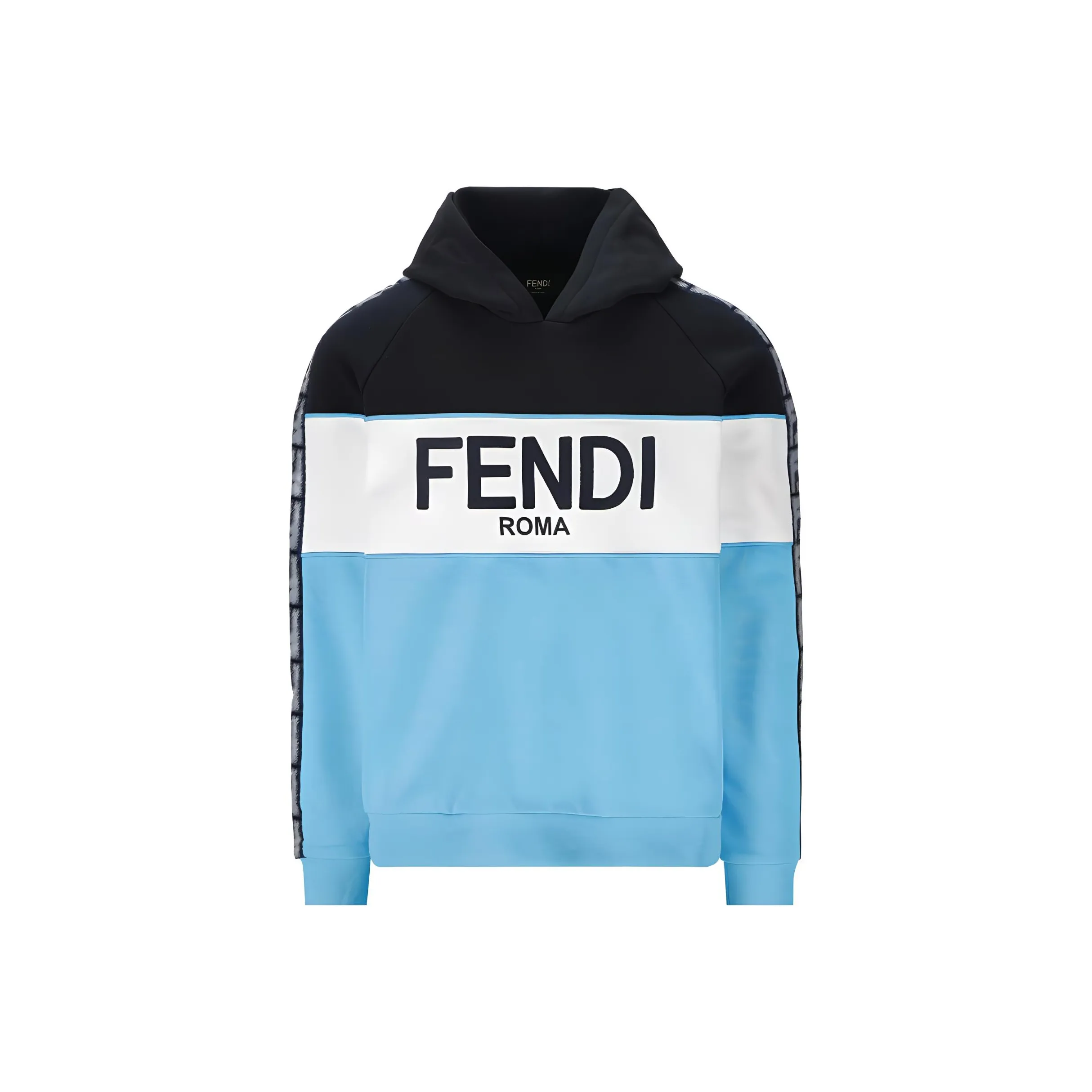 FENDI Logo Embroidered Hoodie