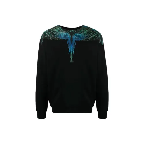 marcelo burlon Черный Мужские Свитшоты