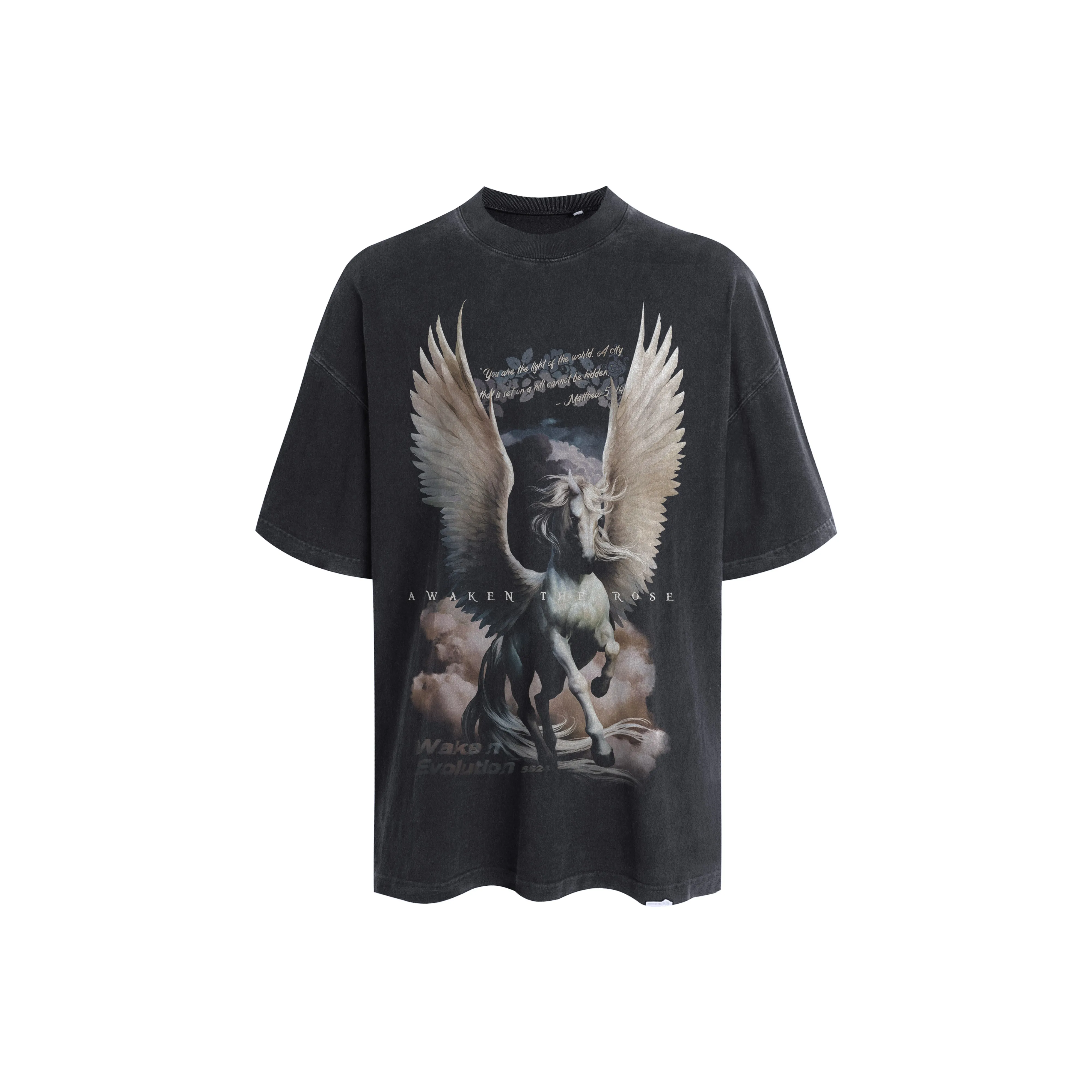 AWAKEN THE ROSE T Shirt Unisex Black