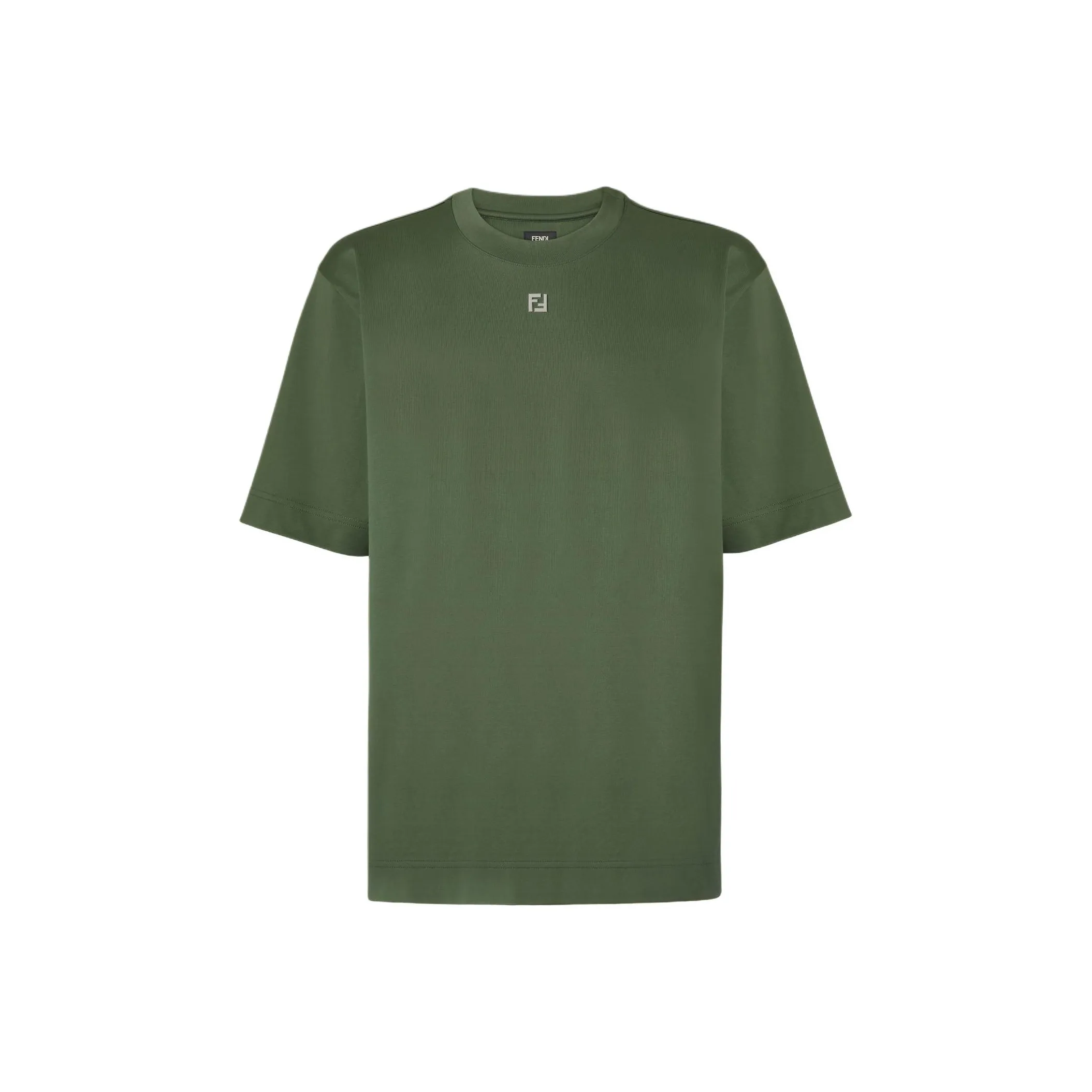 FENDI Ff Plaque Crewneck T Shirt