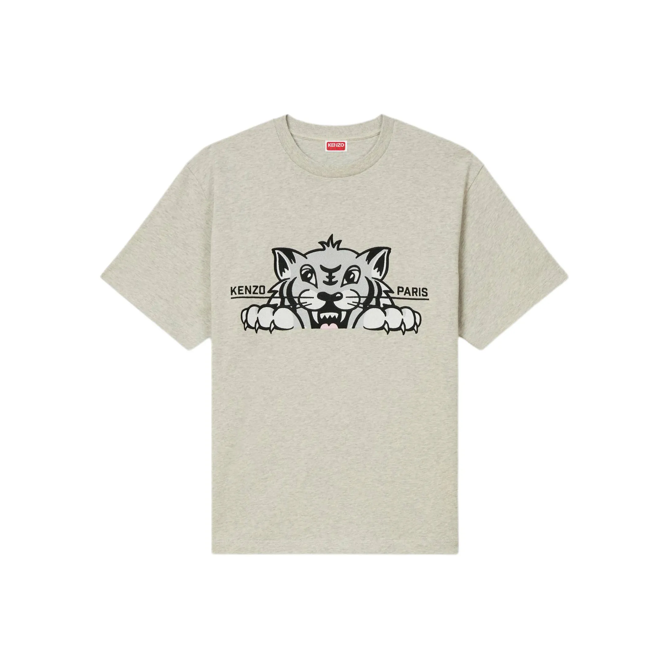 KENZO Happy Tiger embroidered T shirt
