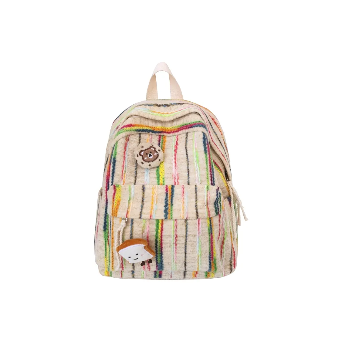 YUANTUZHE Шерстяной рюкзак маленький женский многоцветный