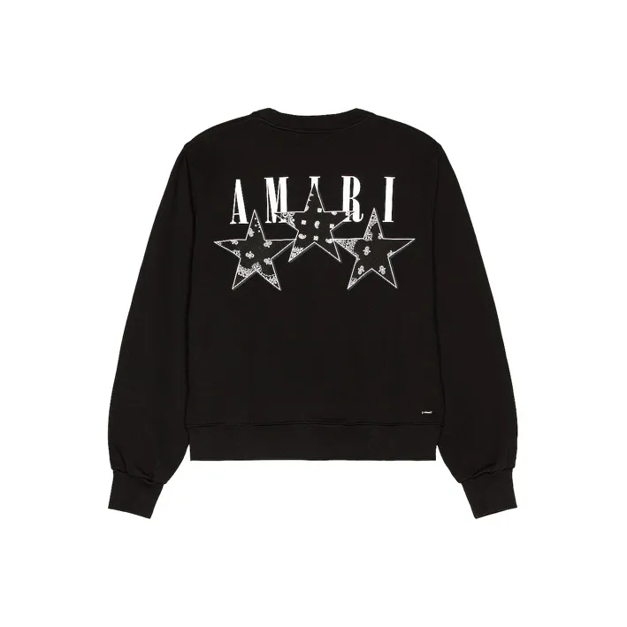 AMIRI Bandana Stars Crewneck