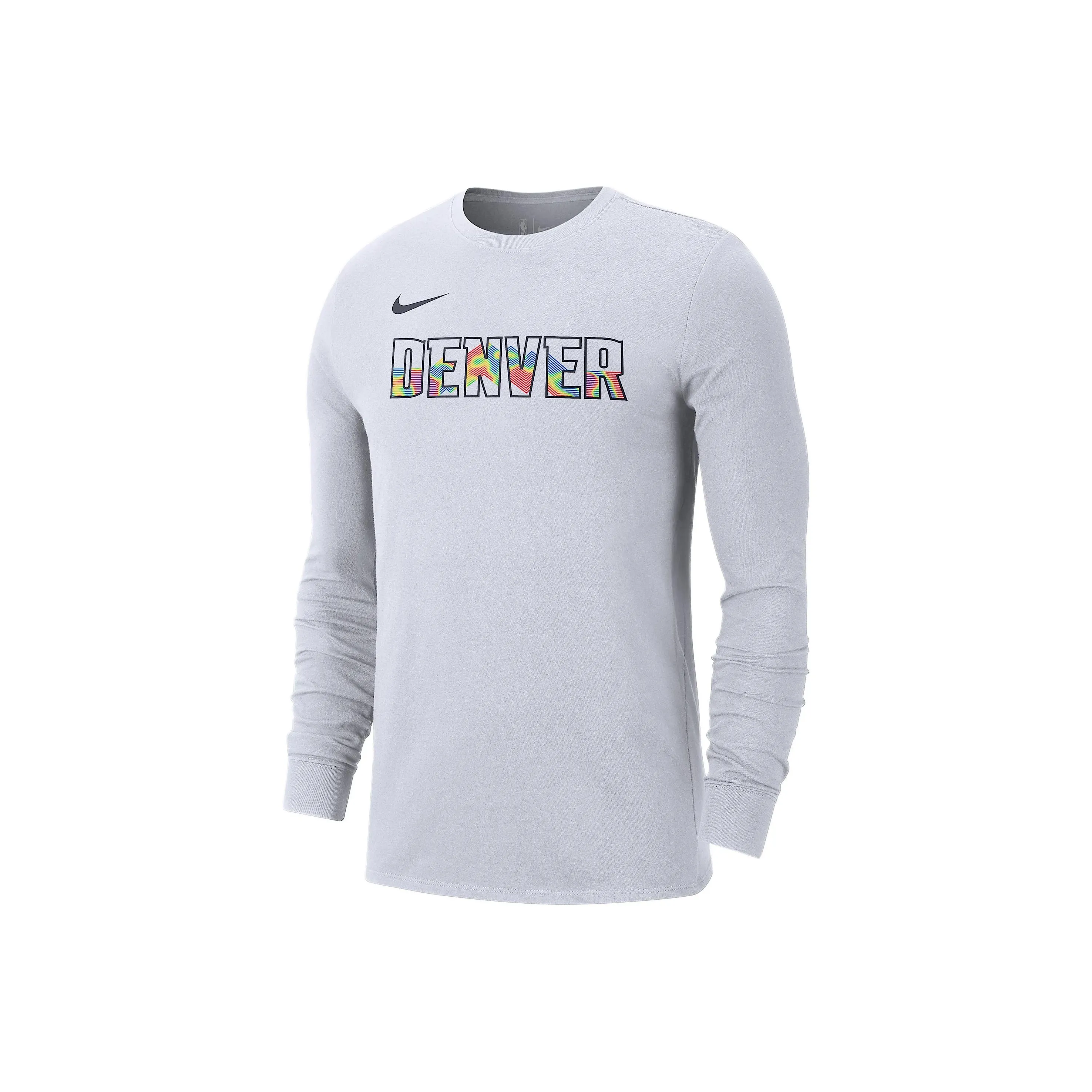 Nike Denver Nuggets Essential City Edition Men's Nike Nba Long Sleeve T Shirt