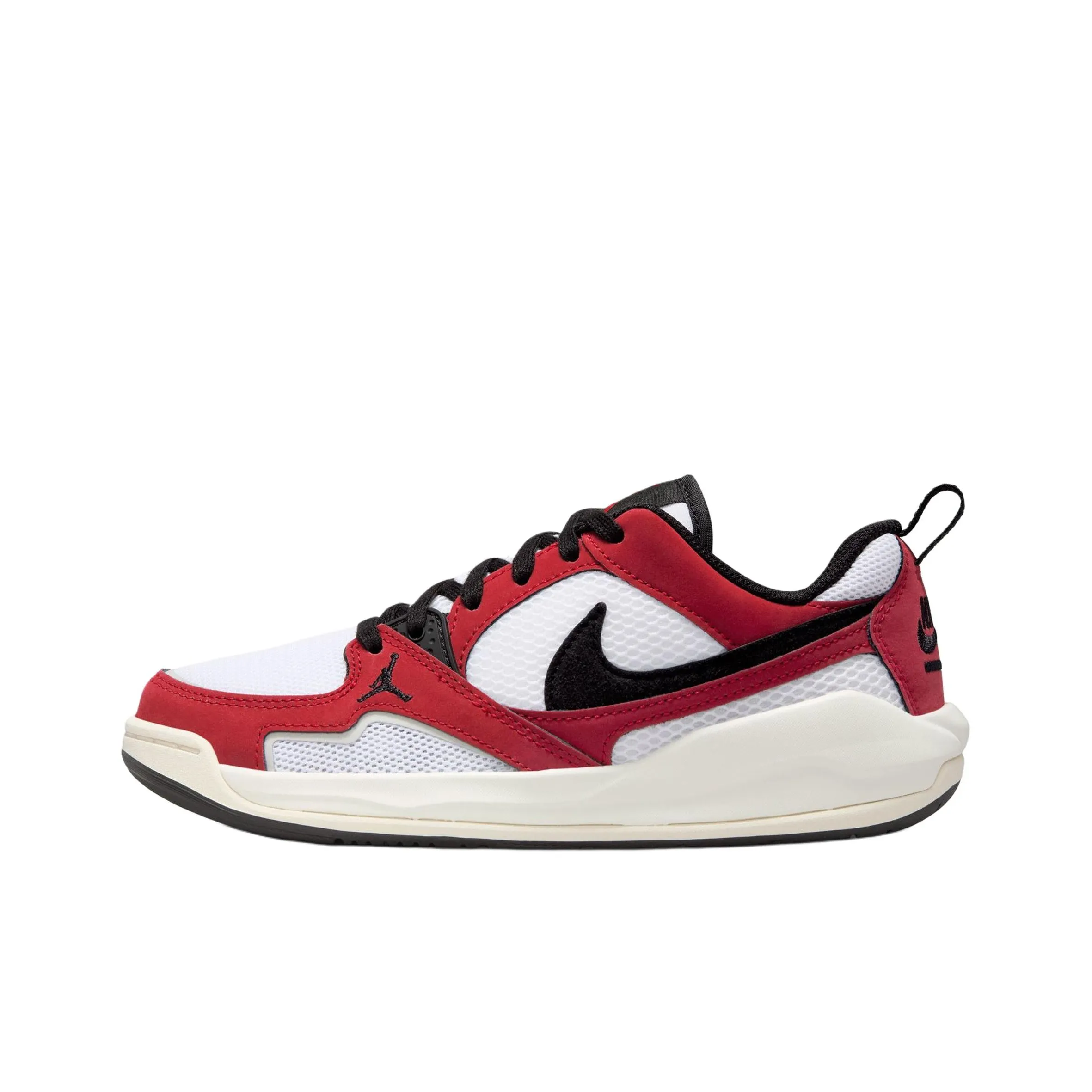 Джордан CMFT Era Устойчивый к истиранию Низкий Топ Детские Лайфстайл Кроссовки Красный Белый