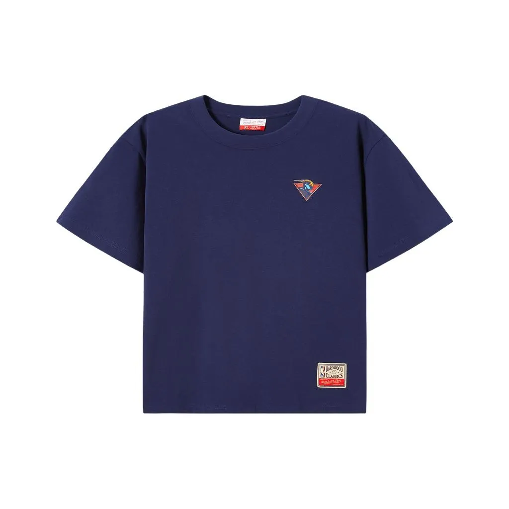 Mitchell & Ness x NBA Golden State Warriors SS25 Lifestyle T Shirt Unisex Navy Blue