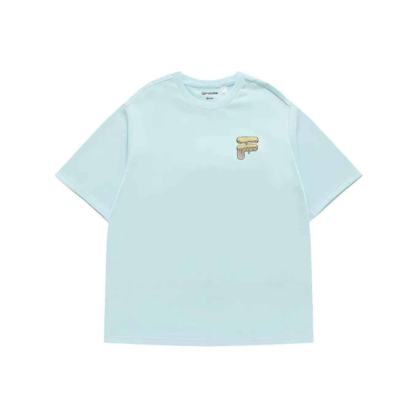 FILA Fusion T Shirt Unisex Light Teal