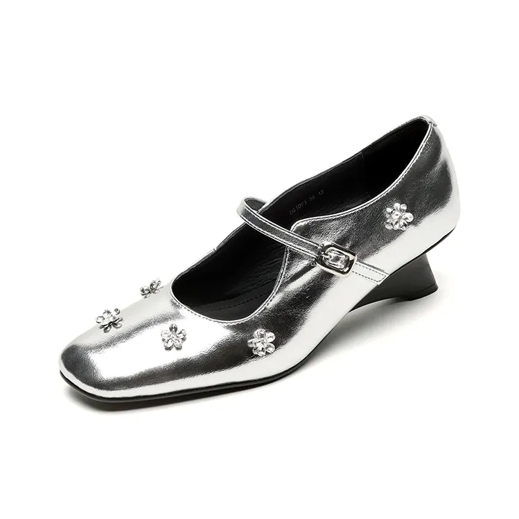 Yeezyy Reezy Нестандартный каблук Туфли Мэри Джейн Женские