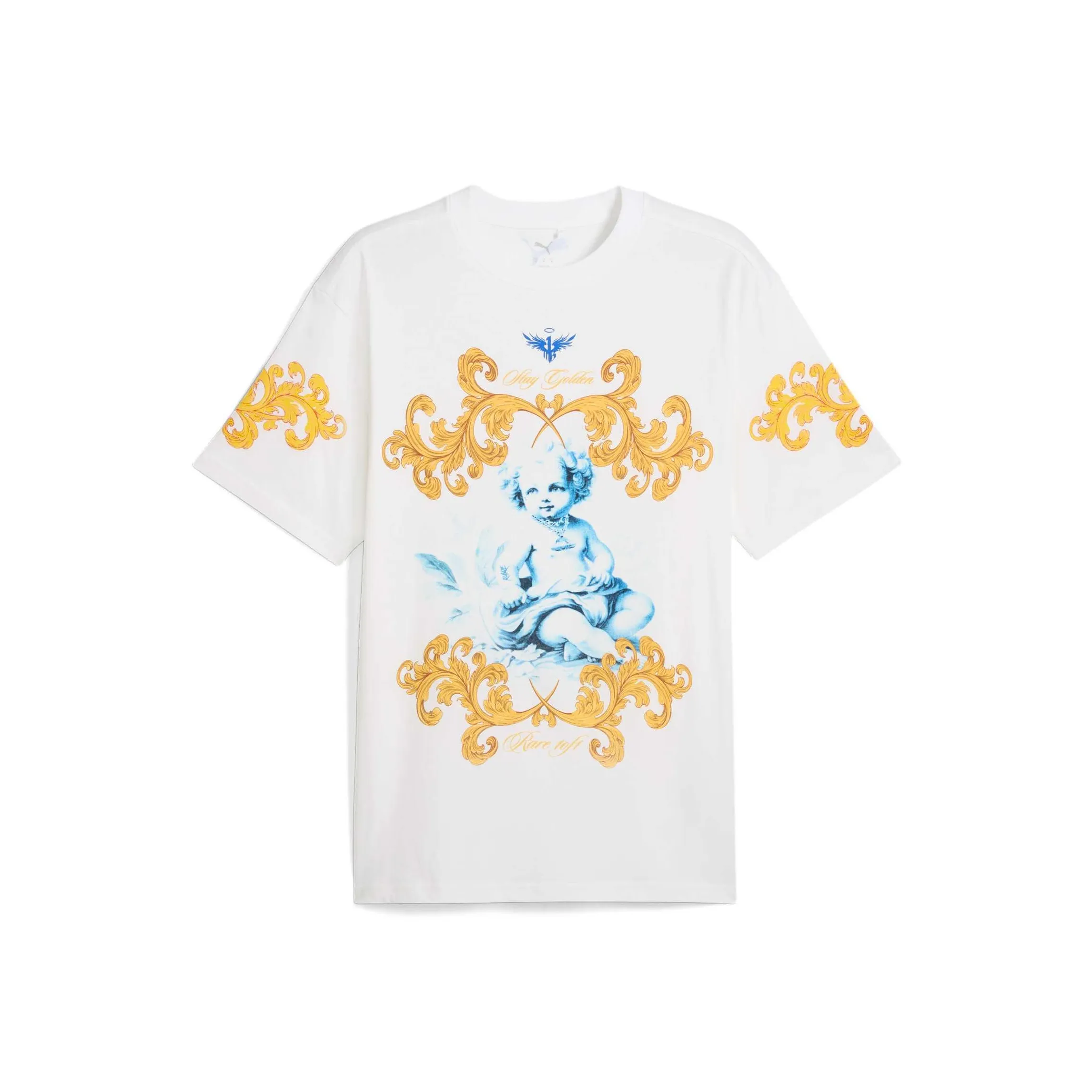 PUMA Белая Мужская Футболка