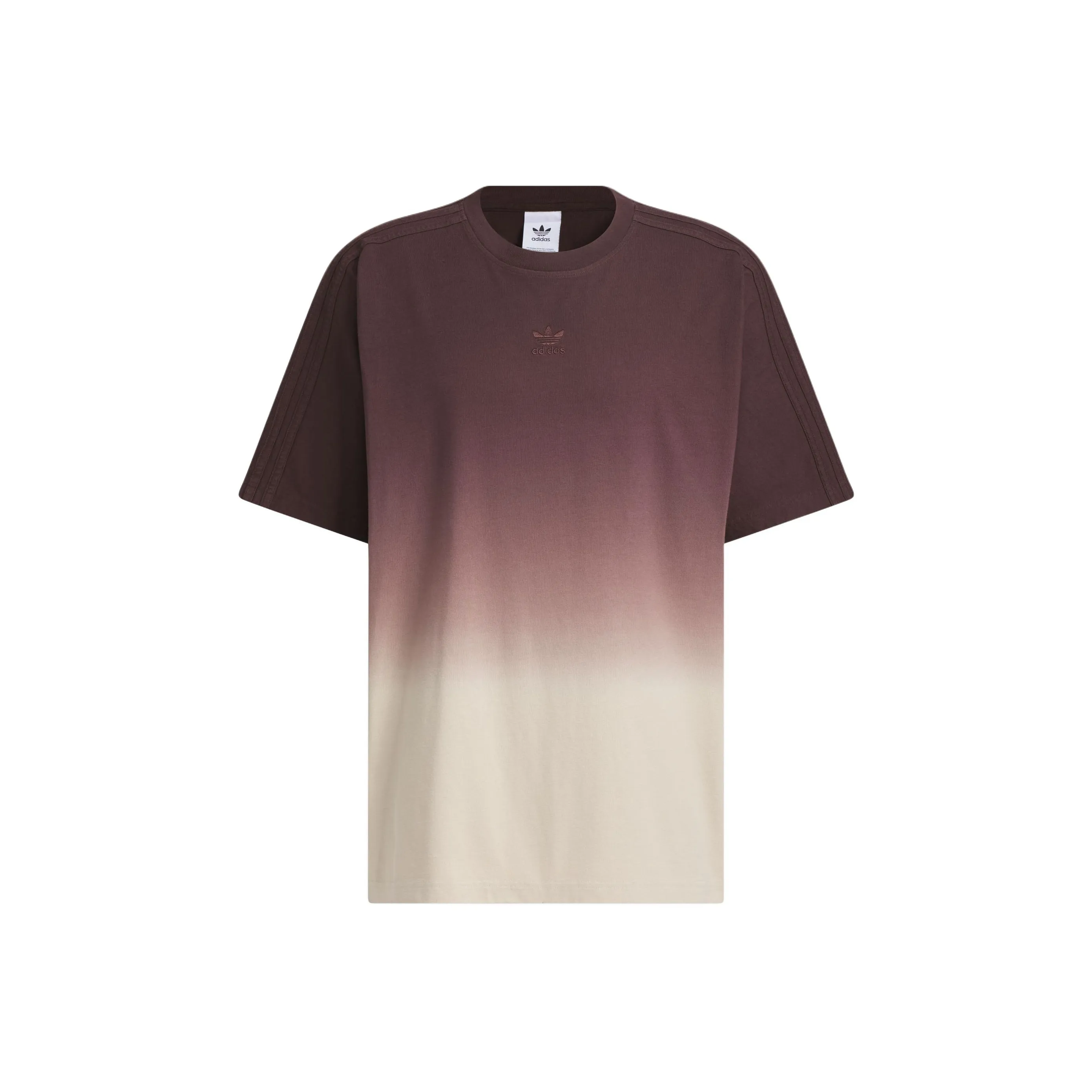 Adidas Originals T Shirt Loose Fit Unisex Dark Umber/Light Umber