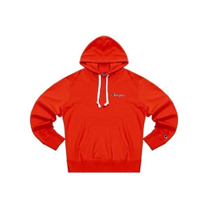 Champion Hooded Regular Sweatshirt Unisex Orange