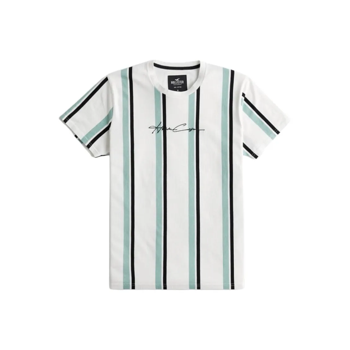 Hollister T-Shirt Men's White Stripes