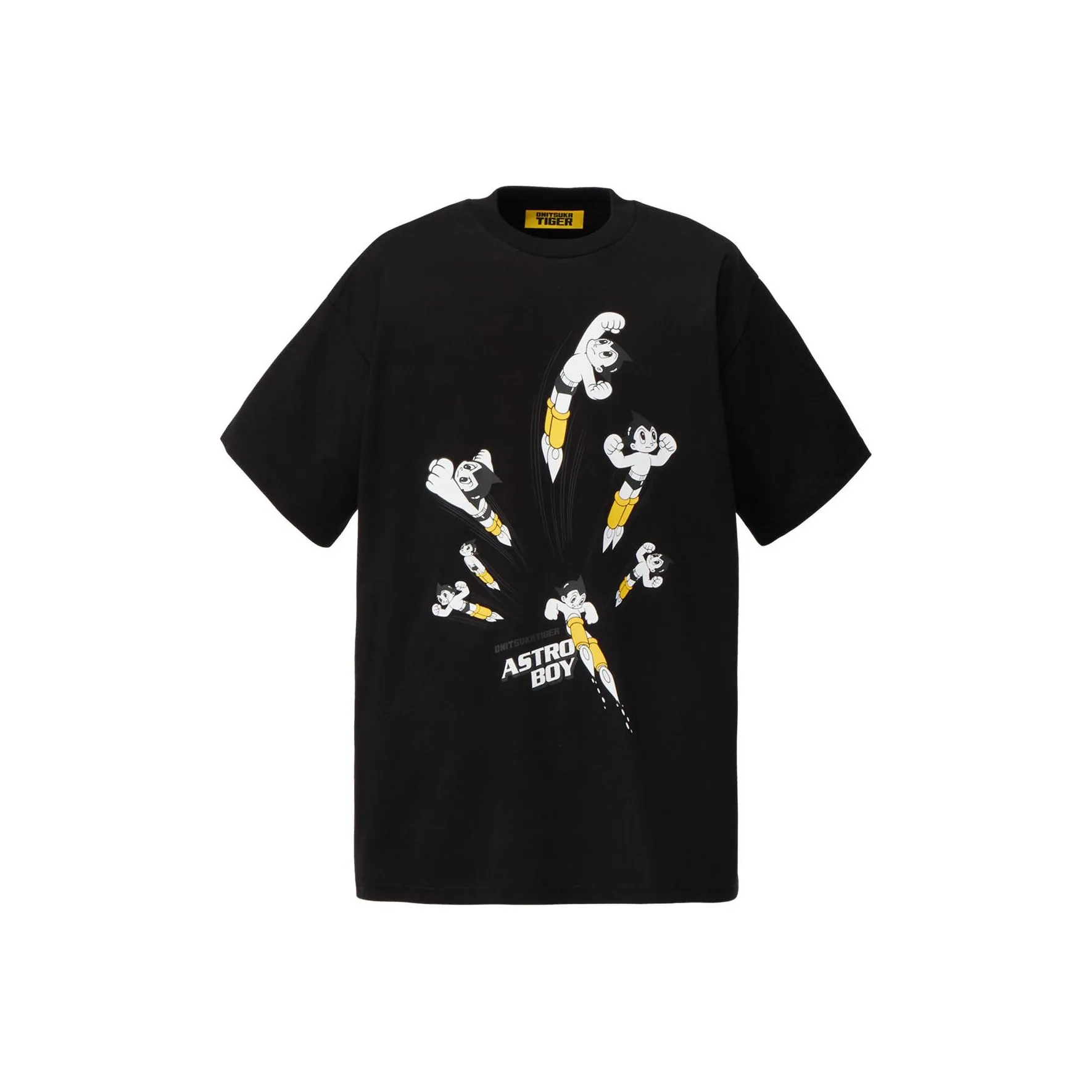 Onitsuka Tiger x Astro Boy FW24 T Рубашка Унисекс Черная