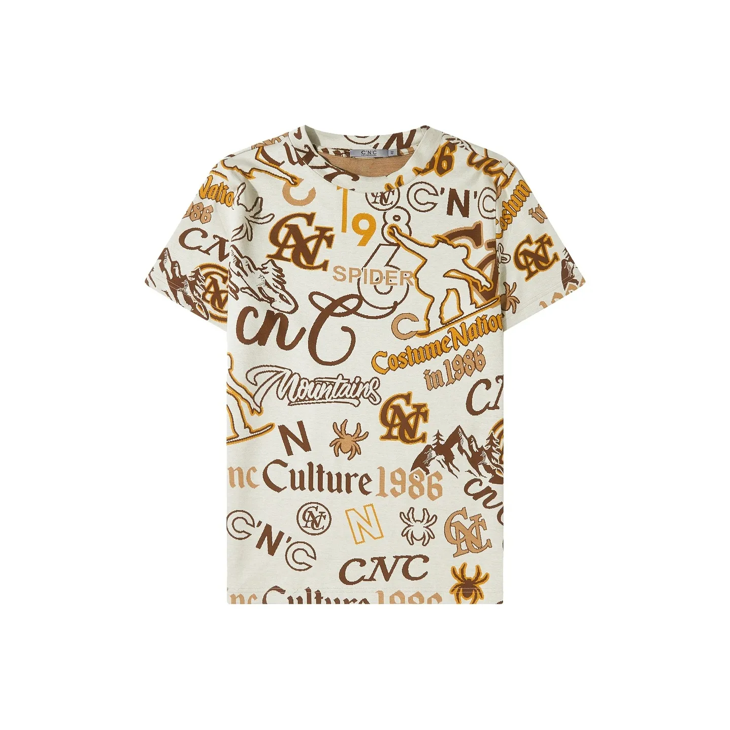C'N'C Far Mountain Outdoor Series Fall Winter Short Sleeved T Shirts Men's