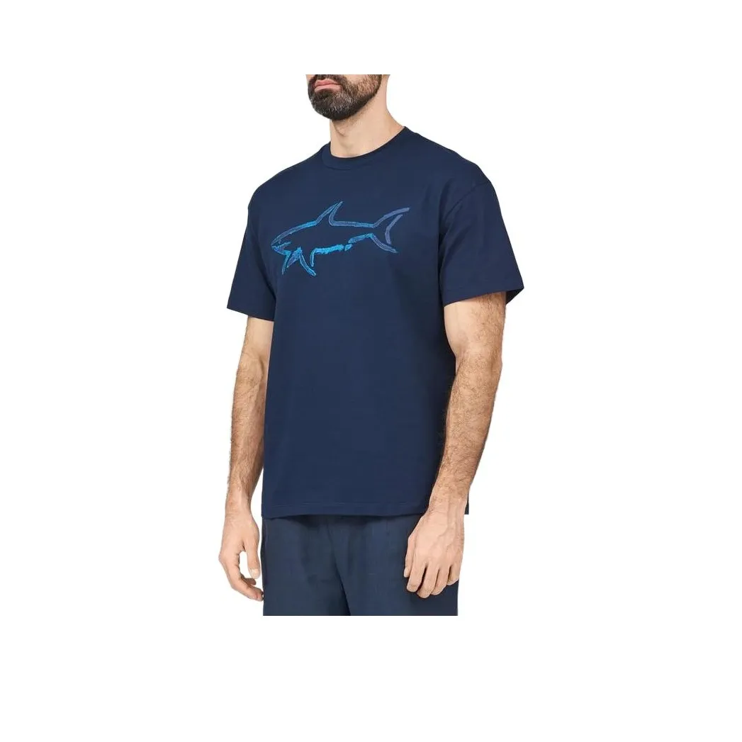 Paul Shark Yachting T-Shirt Мужская Морской Синий