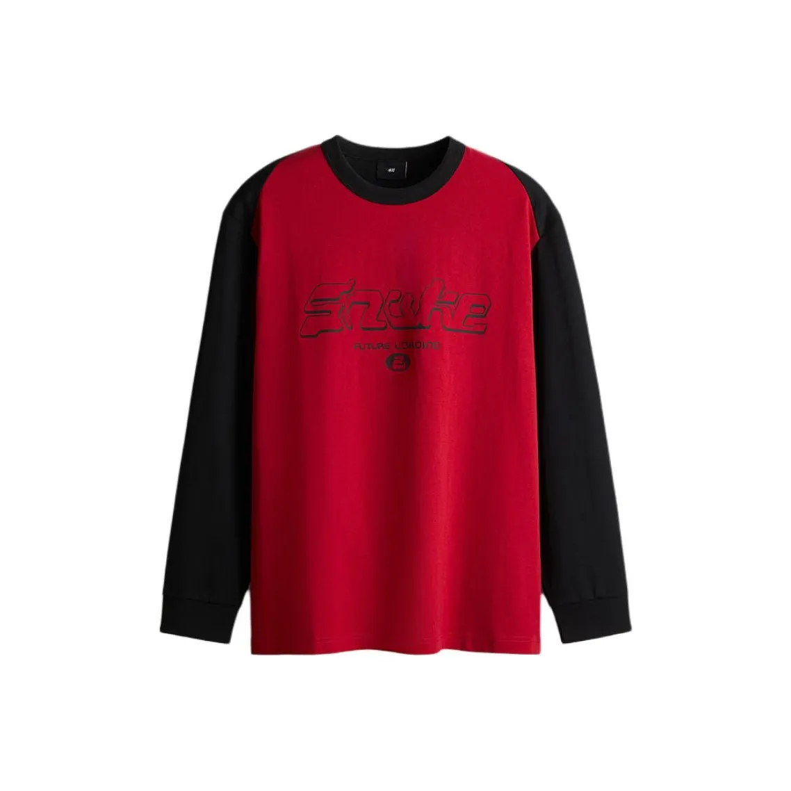 H&M New Year T Shirts Men's Red/Black