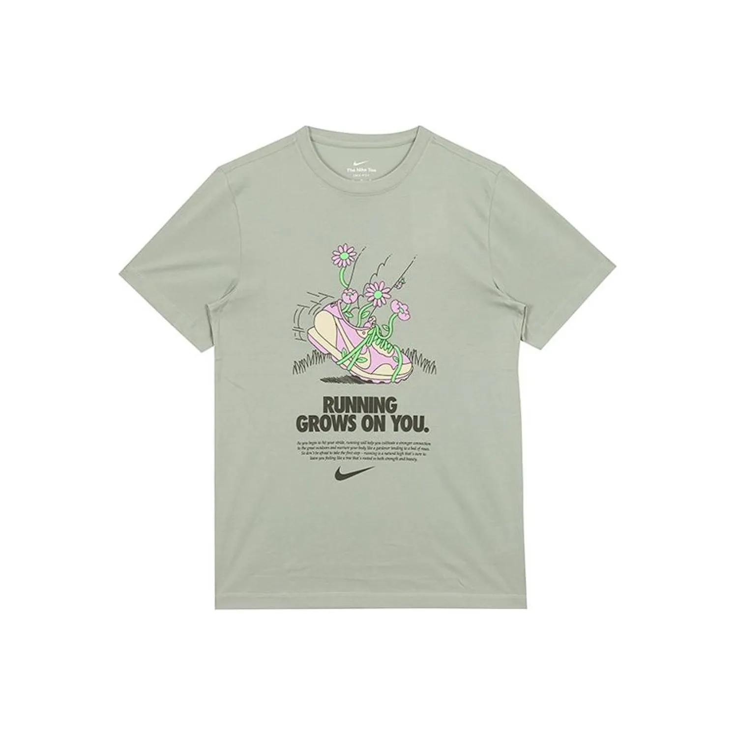 Nike T Shirts Men's Green