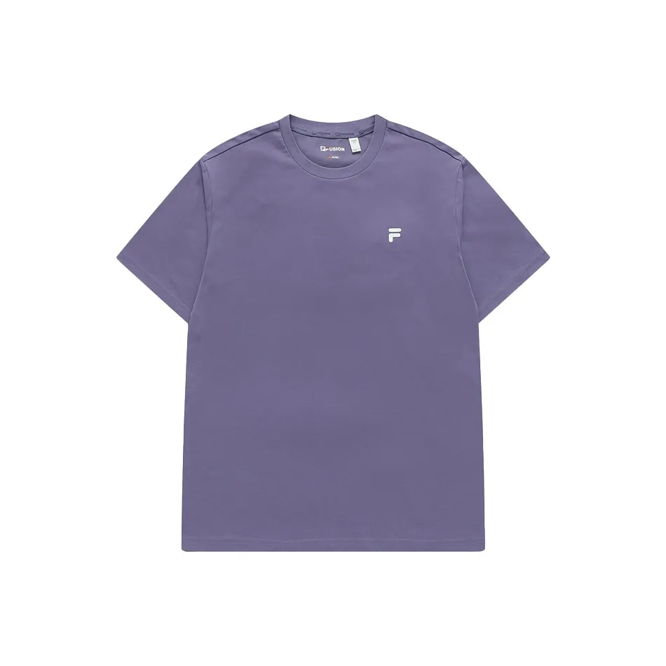 FILA FUSION T Shirts Men's Dark Violet