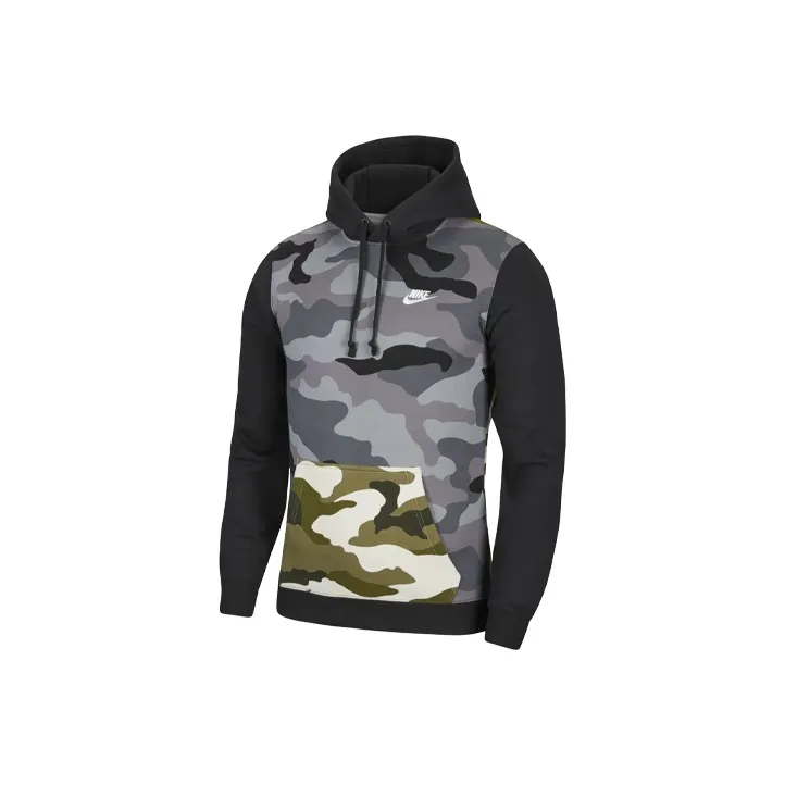 Nike Армейский зеленый Мужской Свитшот
