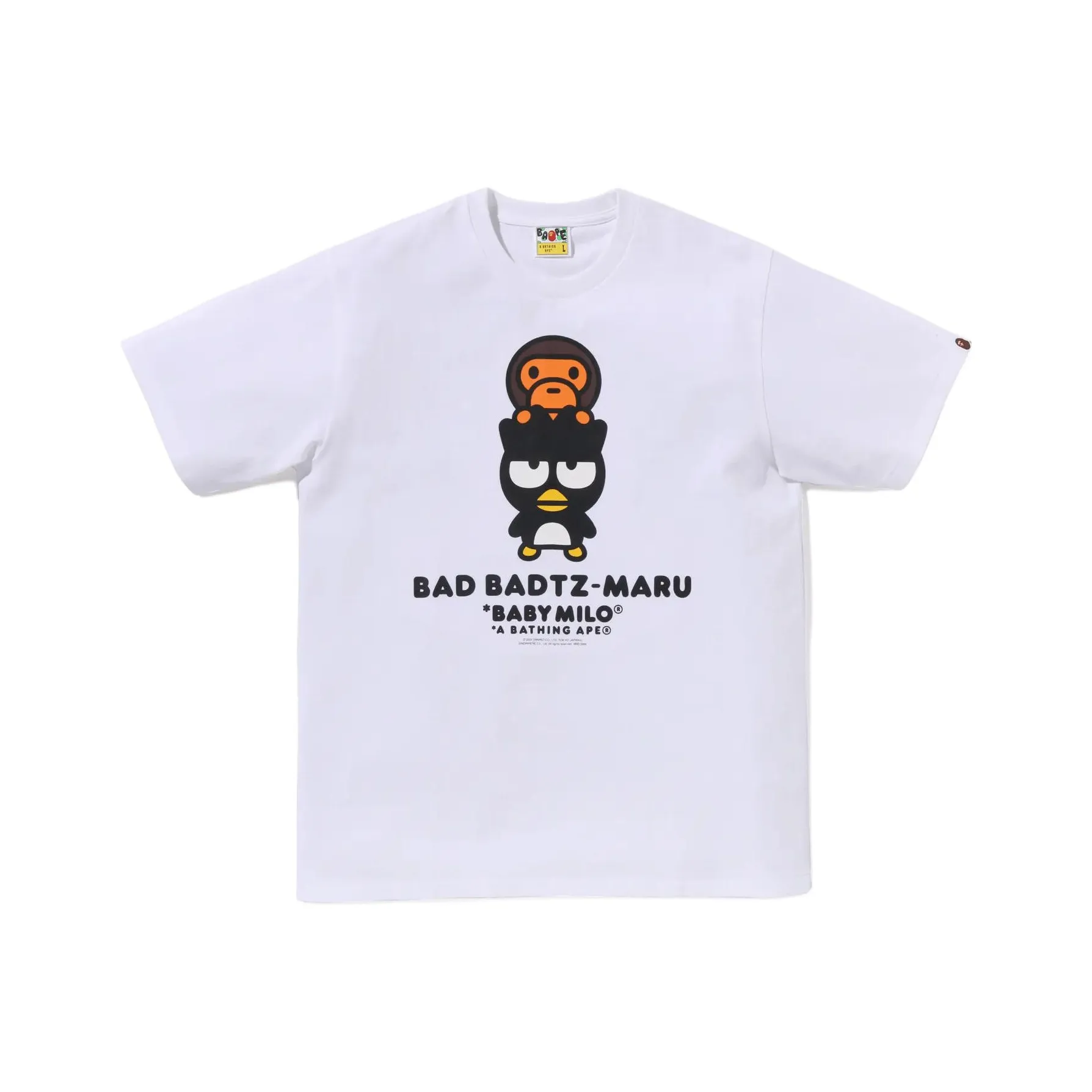 Bape X Bad Badtz Maru Baby Milo Tee