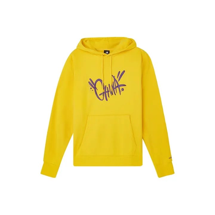 New Balance Lifestyle Graphic Sweatshirts Men's Yellow