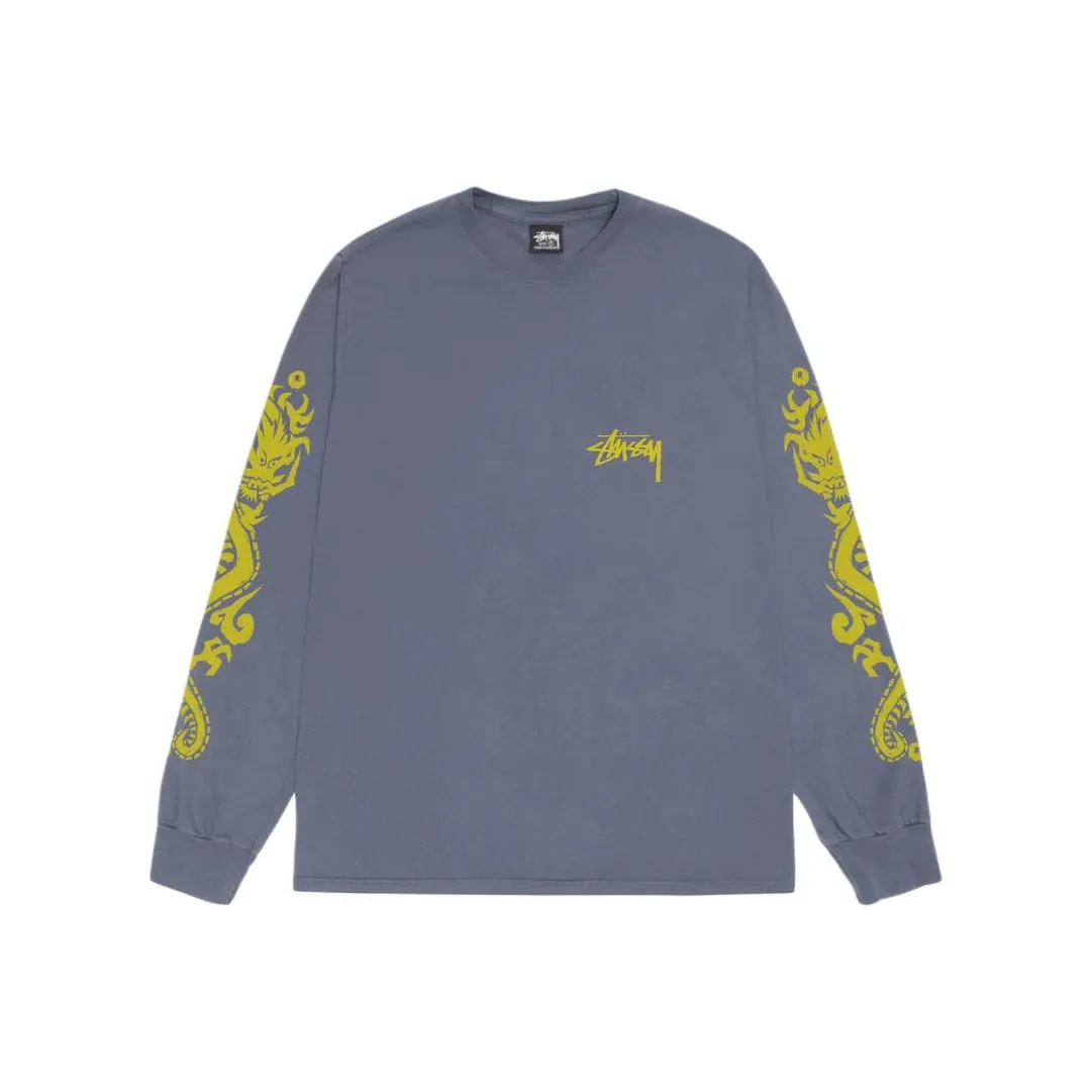 Stussy Dragons Pigment Dyed L/S Tee