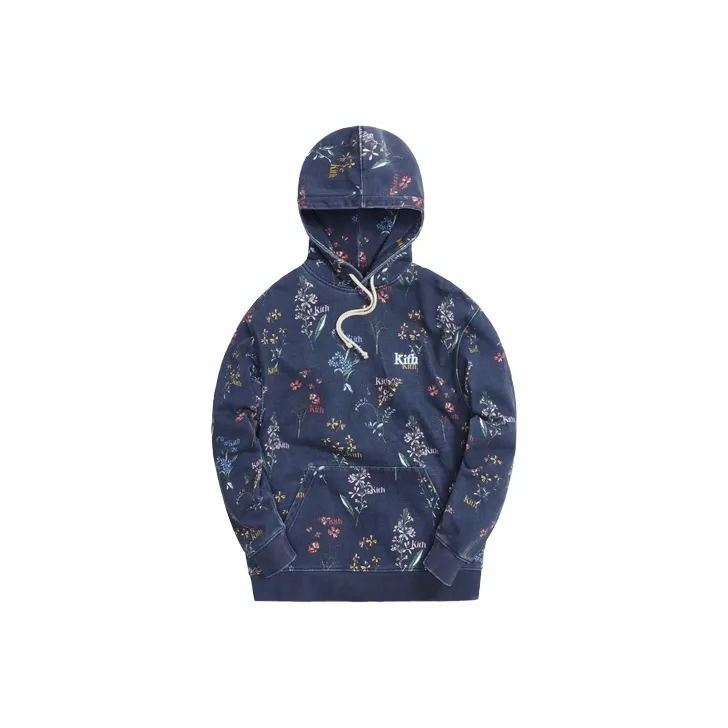 Kith Темно-синий Унисекс Свитшоты