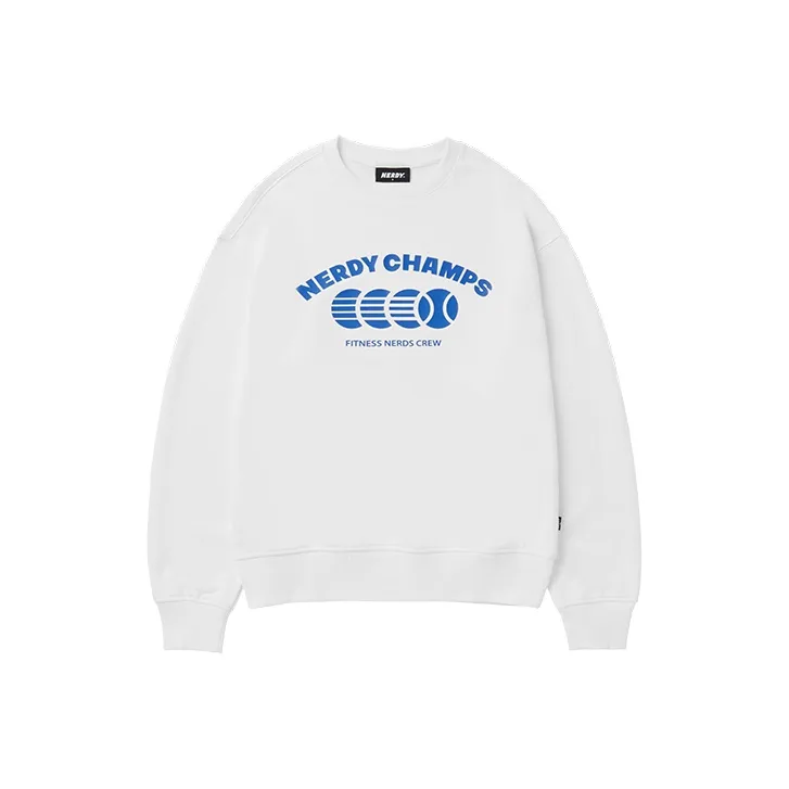Nerdy Белый Унисекс Свитшоты