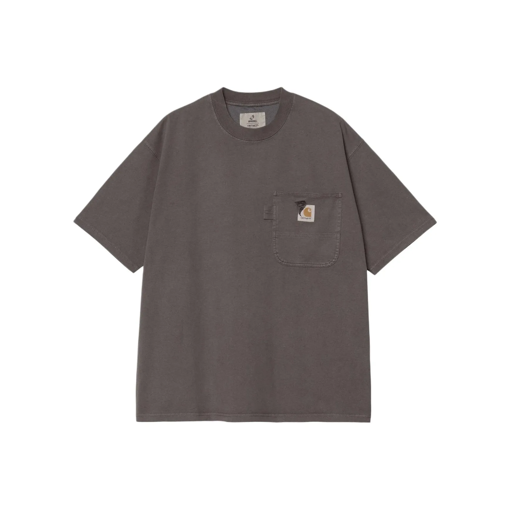 Carhartt WIP Carhartt WIP X INVINCIBLE T Shirts Unisex Dark Brown